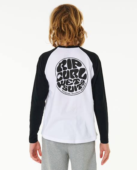 T-shirt à manches longues wetty icon enfant Blanc 4 - vertbaudet enfant 