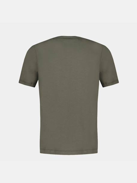 T-shirt essentiel en jersey de coton essentiels Kaki 2 - vertbaudet enfant 