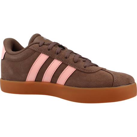 Baskets fille en cuir court Marron 5 - vertbaudet enfant 