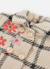 Manteau fille carreaux broderie fleurs Beige 3 - vertbaudet enfant 