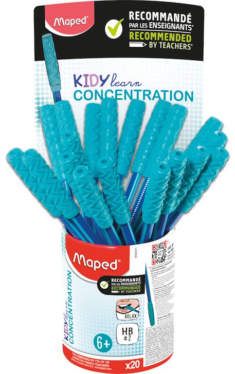 Crayons graphite kidy learn concentration Bleu 2 - vertbaudet enfant 