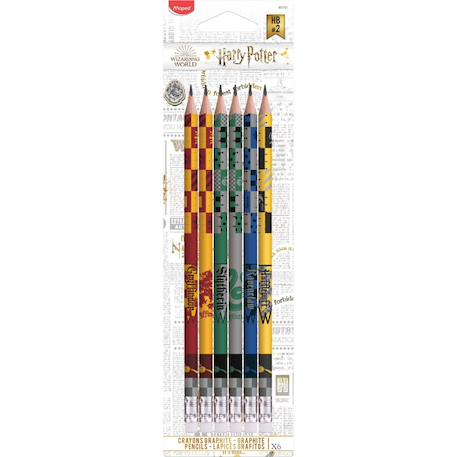 Fille-Accessoires-Fourniture scolaire-Stylo, crayon, feutre-Crayons graphite black peps harry potter
