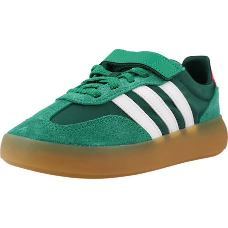 Baskets garçon en cuir Vert green 4 - vertbaudet enfant 