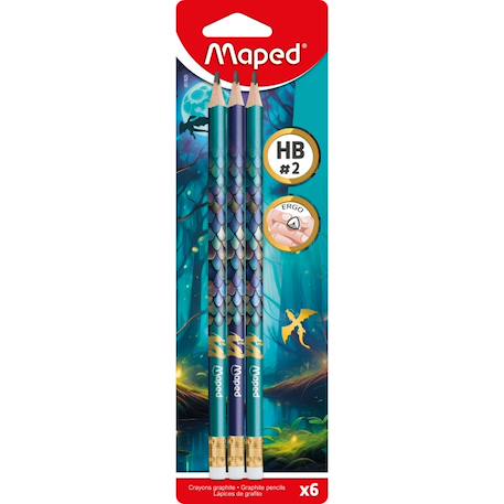 Fille-Accessoires-Fourniture scolaire-Stylo, crayon, feutre-Graphites crayons à papier