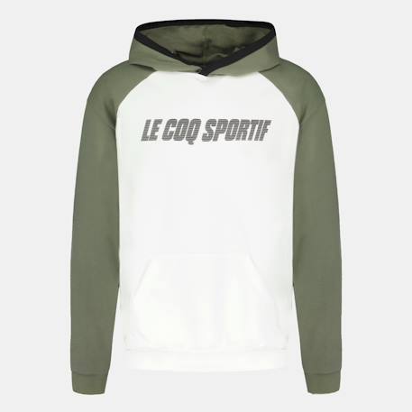 Sweat à capuche essentiels Blanc 1 - vertbaudet enfant 