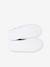 Baskets enfant fille cuir à scratchs blanc imprimé+écru+marine 15 - vertbaudet enfant 