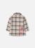 Manteau fille carreaux broderie fleurs Beige 2 - vertbaudet enfant 