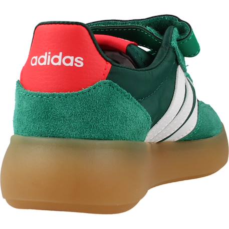 Baskets garçon en cuir Vert green 3 - vertbaudet enfant 
