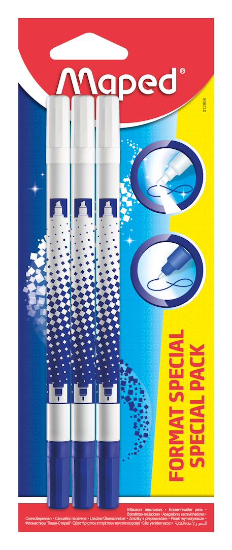 Fille-Accessoires-Fourniture scolaire-Stylo, crayon, feutre-Effaçeurs pour encre bleue