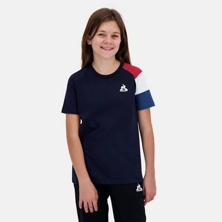 T-shirt manches raglan en jersey de coton sélection tee Bleu marine 3 - vertbaudet enfant 