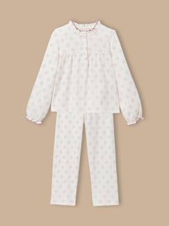 Pyjama en jersey imprimé fille  - vertbaudet enfant