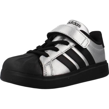Baskets garçon Argent silver 4 - vertbaudet enfant 