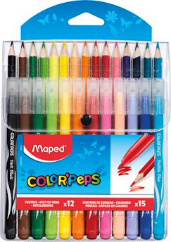 Jouet-Papeterie-Kit de coloriage jungle color peps