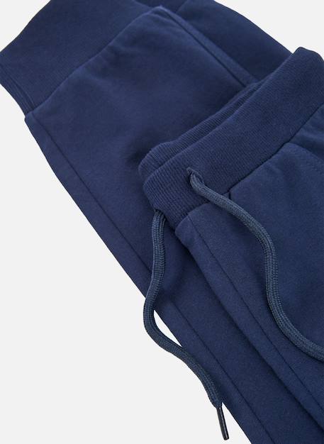 Pantalon garçon en molleton Bleu 4 - vertbaudet enfant 
