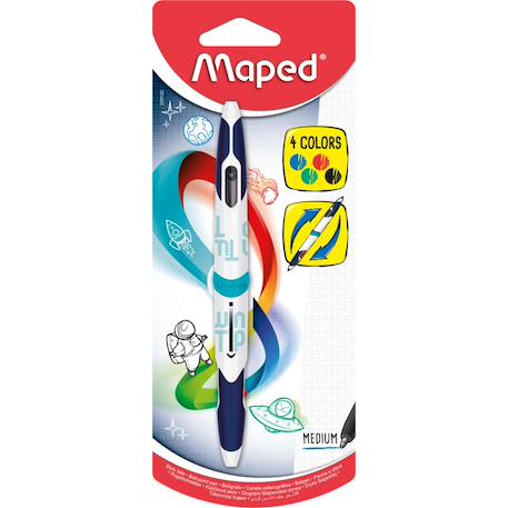 Fille-Accessoires-Fourniture scolaire-Stylo, crayon, feutre-Stylo bille twin tip 4 couleurs
