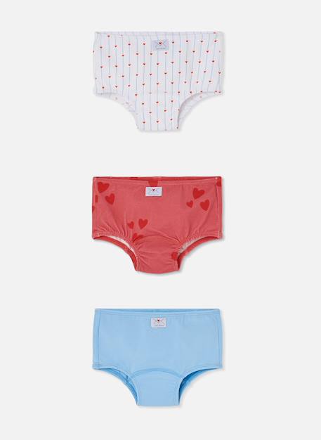 Fille-Sous-vêtement-Lot 3 culottes imprimé fille