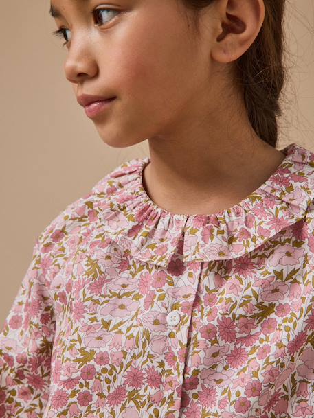 Chemise en tissu liberty fille Liberty poppy and daisy 3 - vertbaudet enfant 