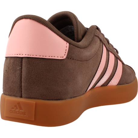 Baskets fille en cuir court Marron 3 - vertbaudet enfant 