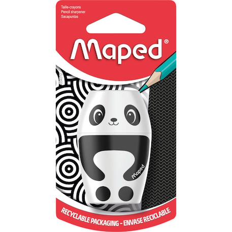 Fille-Accessoires-Fourniture scolaire-Matériel de géométrie-Taille crayons shakky panda