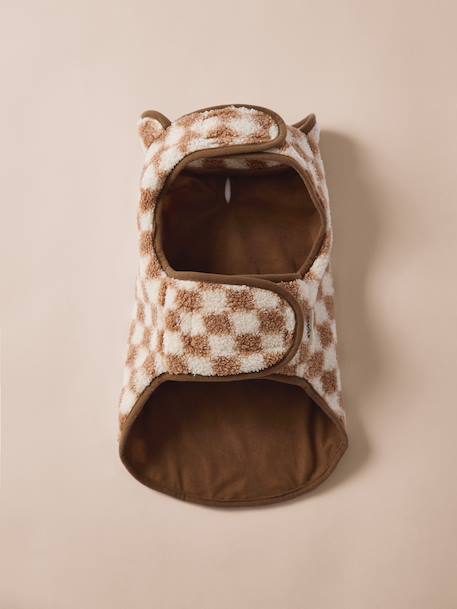 Manteau polaire chien beige+carreaux marron+kaki 10 - vertbaudet enfant 