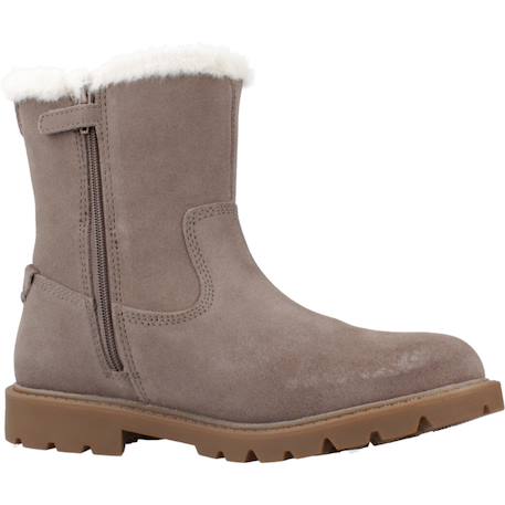 Bottes fille zippées j shaylax Marron+Noir 5 - vertbaudet enfant 