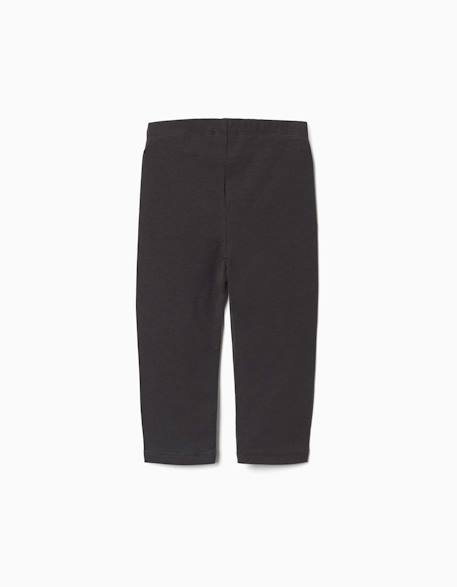 Lot de 2 leggings unis et imprimés Rose+Vert clair 2 - vertbaudet enfant 