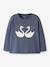 T-shirt à manches longues fille name it blanc+bleu grisé+rose poudré+vert sauge 4 - vertbaudet enfant 