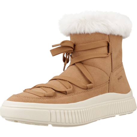 Bottes de neige fille zippées j laquinny Brun clair+Noir 4 - vertbaudet enfant 