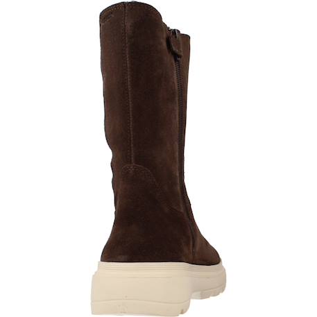Bottes fille zippées j kiddartah Marron+Noir 3 - vertbaudet enfant 