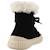 Bottes de neige fille zippées j laquinny Brun clair+Noir 9 - vertbaudet enfant 