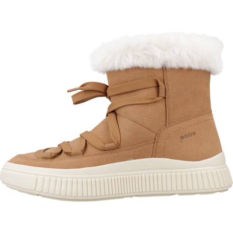 Bottes de neige fille zippées j laquinny Brun clair+Noir 2 - vertbaudet enfant 