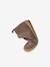 Boots souples en cuir zippées et élastiquées beige+camel+marine 6 - vertbaudet enfant 