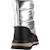 Bottes fille à scratchs j adelhide Argent+Noir 3 - vertbaudet enfant 