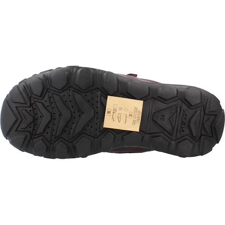 Bottes fille à scratchs j trekkyup Bordeaux 6 - vertbaudet enfant 