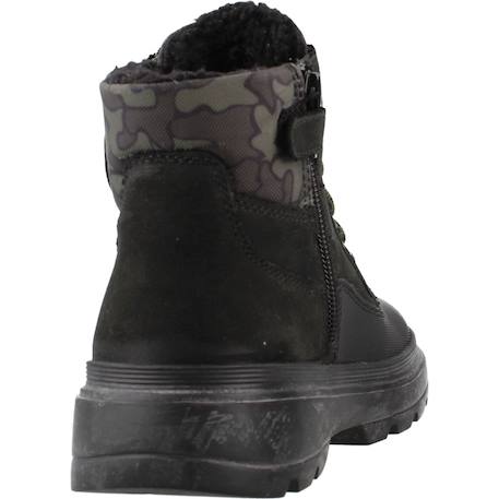 Boots garçon zippées j kiddartah Noir 3 - vertbaudet enfant 