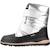 Bottes fille à scratchs j adelhide Argent+Noir 2 - vertbaudet enfant 