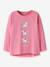 T-shirt manches longues fille name it blanc+bleu pâle+mauve+rose bonbon 4 - vertbaudet enfant 