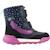 Bottes fille imperméables  à scratchs j trekkyup Multicolore+Noir 1 - vertbaudet enfant 