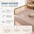 Pack matelas déhoussable bamboo + drap-housse imperméable taupe Blanc 4 - vertbaudet enfant 