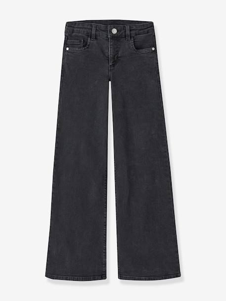 Jean très large pour filles NKFPOLLY NAME IT denim bleu black+denim noir 3 - vertbaudet enfant 