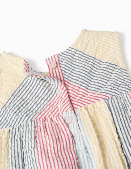 Blouse sans manches en coton à rayures you&me Rouge 3 - vertbaudet enfant 