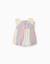 Blouse sans manches en coton à rayures you&me Rouge 2 - vertbaudet enfant 