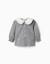 Chemise en coton à motif vichy avec imprimé floral Bleu foncé 1 - vertbaudet enfant 
