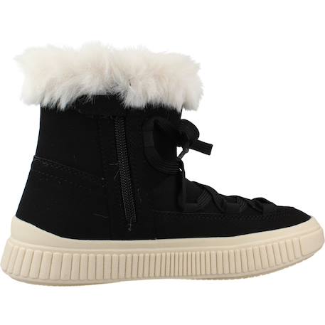 Bottes de neige fille zippées j laquinny Brun clair+Noir 7 - vertbaudet enfant 