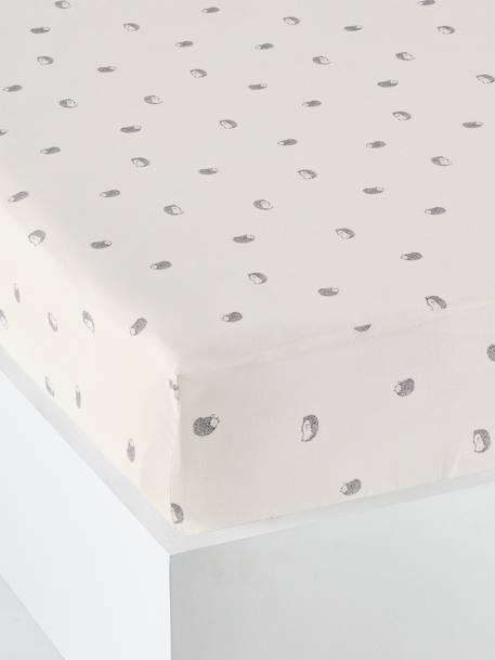 Drap-housse bébé Bio Collection LOVELY NATURE ivoire 1 - vertbaudet enfant 