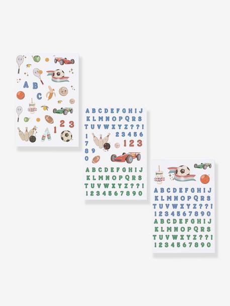 Pochette de 110 stickers école bleu+gris 6 - vertbaudet enfant 