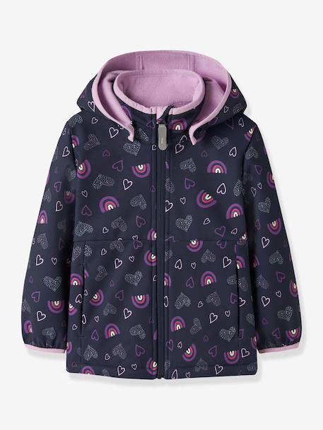 Veste softshell fille name it marine 1 - vertbaudet enfant 