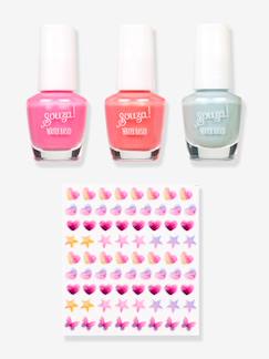 Jouet-Jeux d'imitation-Beauté, maquillage-Vernis à ongle et autocollant Licorne