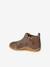 Boots souples en cuir zippées et élastiquées beige+camel+marine 3 - vertbaudet enfant 