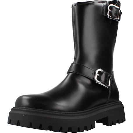 Bottes fille zippée j maquinnens Noir 4 - vertbaudet enfant 